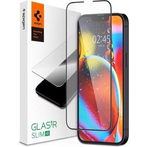 Spigen Glas.tR Slim iPhone 13/13 Pro/14/16e Panzerglas - 9H - Schwarz