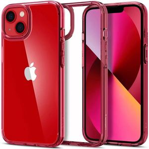 Spigen voor iPhone 13 Case Ultra Hybrid Hoesje -Red Crystal
