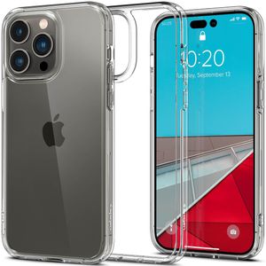 Spigen Ultra Hybrid Backcover voor de Apple iPhone 14 Pro Max - Transparant