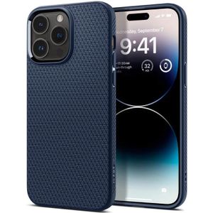 iPhone 14 Pro Hülle Spigen Liquid Air Marineblau