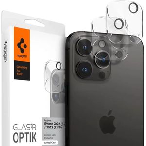 Spigen Glass Optik 2 Pack - clear - iPhone 14 Pro/iPhone 14 Pro Max