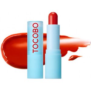 TOCOBO Glass Tinted Lip Balm 013 Tangerine Red - Korean Vegan Lip Beauty