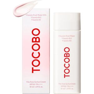 TOCOBO Vita Tone Up Sun Cream Lichte beschermende gel-crème voor Egalisatie van Huidtint SPF 50+ 50 ml