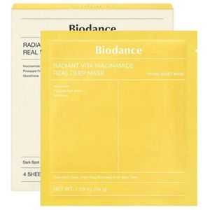 Biodance - Radiant Vita Niacinamide - Gezichtsmasker - 4pcs