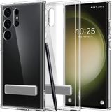 Spigen Ultra Hybrid S Case Compatibel met Samsung Galaxy S23 Ultra 5G hoesje -Crystal Clear