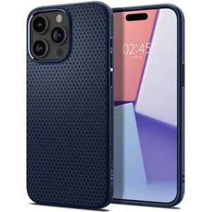 Spigen Liquid Air Case iPhone 15 Pro Max Marineblau