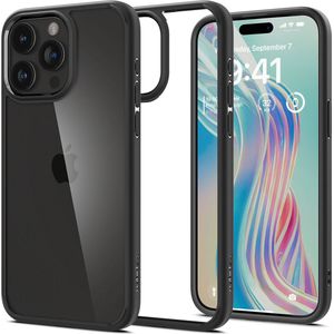 iPhone 15 Pro Max Spigen Ultra Hybrid Hülle - Schwarz