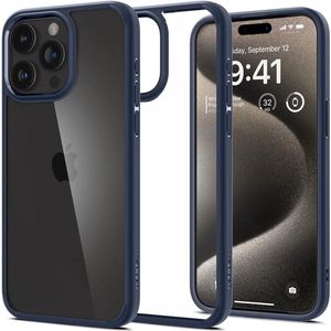 Spigen Ultra Hybrid Apple iPhone 15 Pro Max Hoesje Blauw