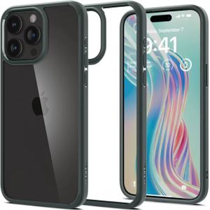 Spigen Ultra Hybrid Hülle iPhone 15 Pro Max Abyss Green