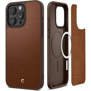 Spigen Cyrill Kajuk iPhone 15 Pro Max Hoesje MagSafe Back Cover Bruin