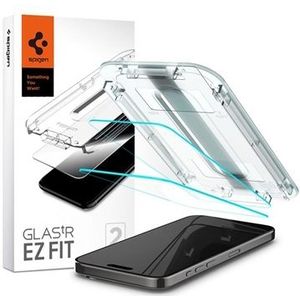 Spigen Glass tR EZ Fit 2 Pack - Transparency - iPhone 16/15