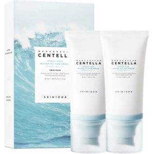 SKIN1004 Madagascar Centella Hyalu-Cica Water-Fit Sun Serum SPF 50+ PA++++ 50ml*2 Twin Pack Korean Skincare