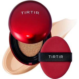 TIRTIR Mask Fit Red Cushion Langaanhoudende Make-up Kussentje met Hoge UV Bescherming Tint 27N Camel 18 g