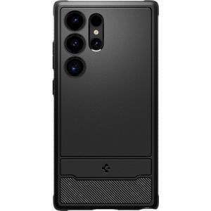 Spigen Rugged Armor Backcover voor de Samsung Galaxy S24 Ultra - Matte Black