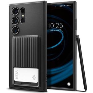 Spigen Liquid Slot Samsung Galaxy S24 Ultra Hoesje Pasjeshouder Zwart