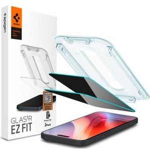 iPhone 16 Pro Spigen Glas.tR Ez Fit Privacy Glazen Screenprotector - 9H - 2 St.