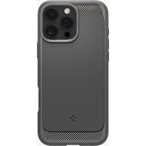 Spigen Rugged Armor MagFit Case voor iPhone 16 Pro, Compatibel met MagSafe accessories hoesje -Grijs