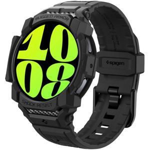 Spigen Rugged Armor™ Pro Case voor de Samsung Galaxy Watch 7 - 44 mm - Mat Zwart
