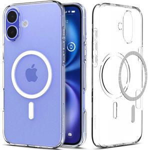 Spigen Liquid Crystal Apple iPhone 16 Hoesje MagSafe Back Cover Transparant