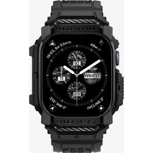 Spigen Rugged Armor Pro Opbergtas Zwart Thermoplastic polyurethaan (TPU)