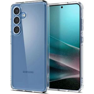 Spigen Crystal Hybrid Backcover voor de Samsung Galaxy S25 - Transparant