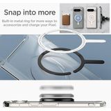 Spigen Ultra Hybrid OneTap Metal Ring MagFit Case voor Google Pixel 9 en Pixel 9 Pro hoesje -Wit
