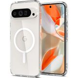 Spigen Ultra Hybrid OneTap Metal Ring MagFit Case voor Google Pixel 9 en Pixel 9 Pro hoesje -Wit
