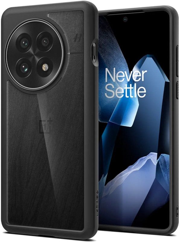 Spigen - Ultra Hybrid - Backcover - Matte Black - Siliconen Bumper