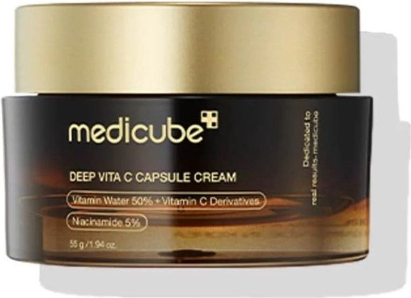Medicube - Deep Vita C Capsule Crème - 55 g - Innovatieve Tweefasencrème met Duindoornextract en Vitamine C