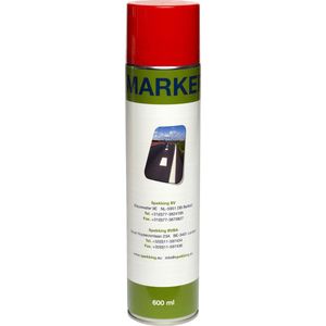 SPEKKING - Markeringsverf - Betonverf - Spuitbus - 600 ml - rood - Markeerverf - Wegenverf spuitbus - Wegenverf rood -