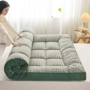 Japanse vloermatras Extra dikke futon vloermatras Futon matras Opvouwbaar vloerbed Campingmatras(Bronze,90x200cm