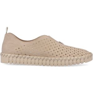 Rieker - N1963 - Instapper - Bruin - Kleur 62-Ginger-Weiss