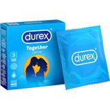 Durex Condooms Together – 3 Stuks – Easy-On – Natuurlijk gevoel & optimale bescherming