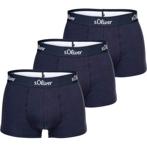 s.Oliver - Set van 3 - Boxershorts - Navy Blauw
