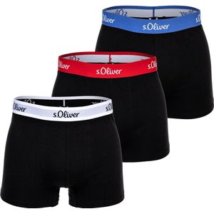 s.Oliver - Jh-34b_ls_1 - Boxershorts - Zwart - Set van 3