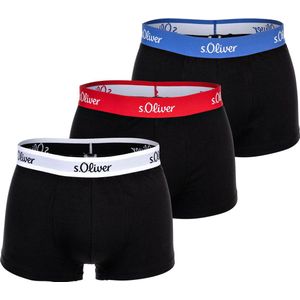 s.Oliver - 90H - Boxershorts - Zwart - 3 Stuks
