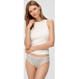 s.Oliver - Slip - Grijs Gemêleerd - Jersey - Mid Waist