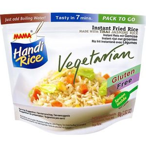 Mama Handi Rice - Gebackenem Instant-Reis Vegetarisch - 10 Beutel