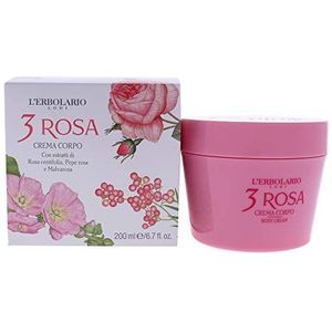 L'Erbolario 3 Rose Body Cream 200 ml