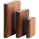 Ledr Boek Lamp Walnoot Bruin - Bruin / 16.5 x 12 / Hout