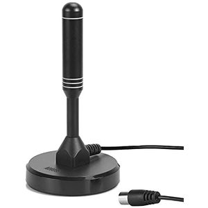 August DTA240 - DVB-T/DVB-T2 Antenne - Aluminium - Sterkere Staafantenne voor Digitale Televisie