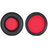 1 Paar headset spons oorbeschermers voor audio-technica ATH-S200BT (zwart + rood)