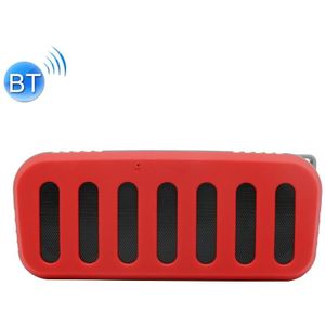 NewRixing NR-2013 TWS Car Exhaust Duct-shaped Bluetooth Speaker(Red)