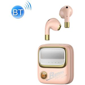 Remax TWS-38 Yosee Series True Wireless Music Call Bluetooth Oortelefoon (Pink)