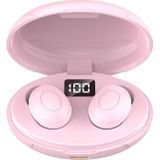 TWS-T5 Wireless Bluetooth In-Ear Waterproof Sports Earphone(Pink)