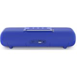 NewRixing NR-2027FM TWS Soundbar Bluetooth Speaker with Mobile Phone Holder & Antenna(Blue)