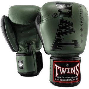 Twins BGVL 8 Core Bokshandschoenen - Leer - Groen - 10 oz.