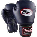 Twins (kick)bokshandschoenen Velcro Blauw 12 oz