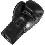 Twins (kick)bokshandschoen Korte Velcro Zwart 16 oz