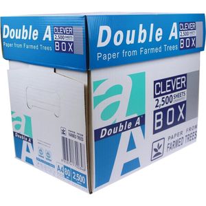 Double A Premium printpapier ft A4, 80 g, doos van 2500 vel - D1049